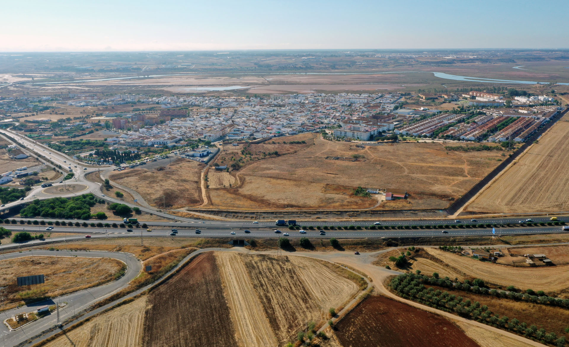 Imagen área de San Juan del Puerto